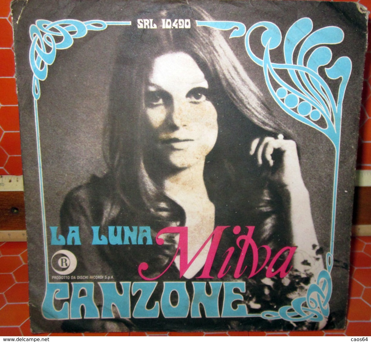 MILVA LA LUNA  COVER NO VINYL 45 GIRI - 7" - Accessoires, Pochettes & Cartons