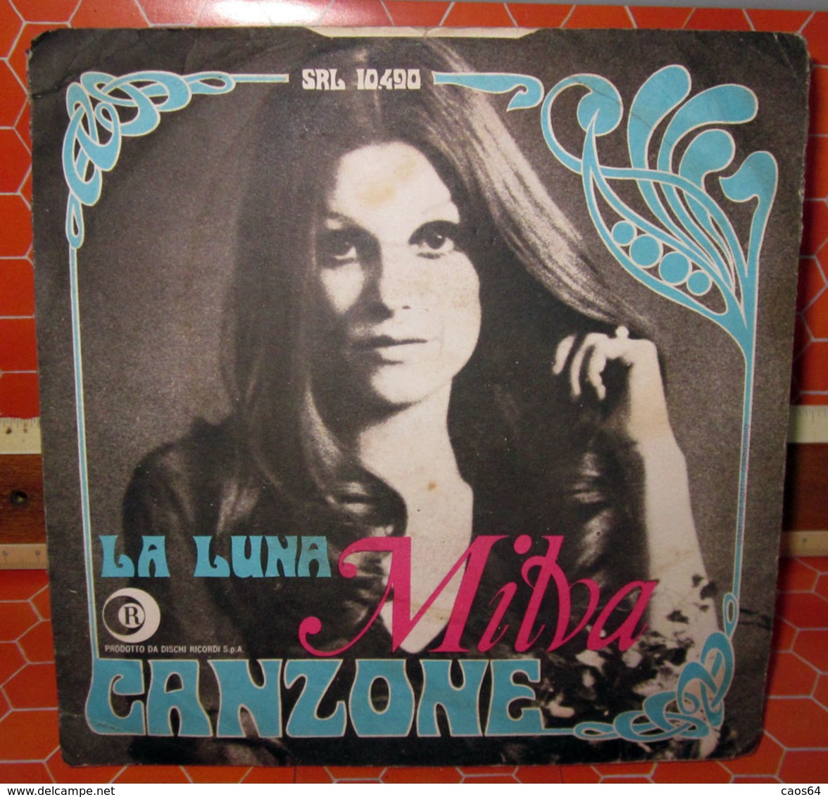 MILVA LA LUNA  COVER NO VINYL 45 GIRI - 7" - Accessoires, Pochettes & Cartons