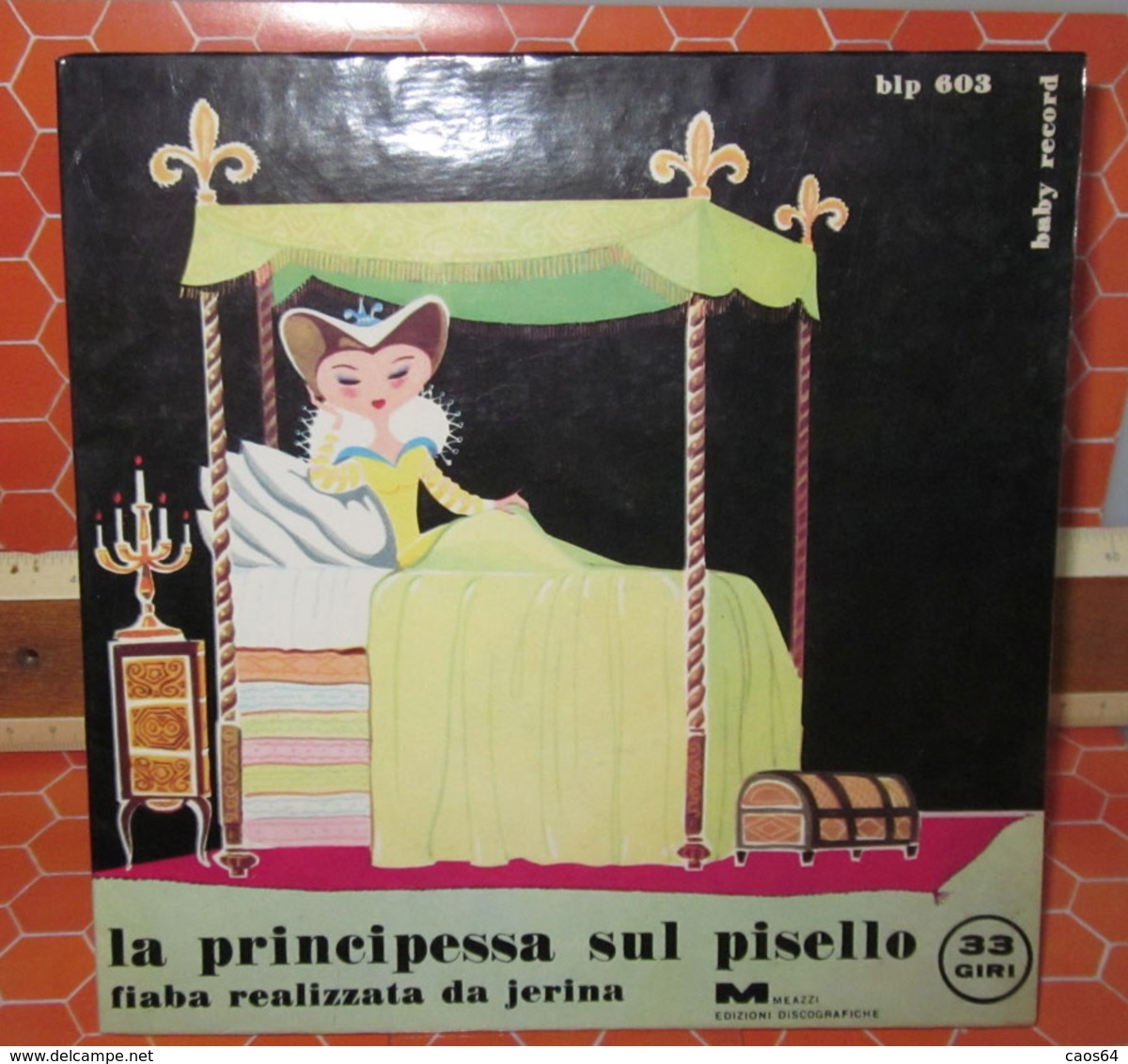 LA PRINCIPESSA SUL PISELLO  COVER NO VINYL 45 GIRI - 7" - Accessoires, Pochettes & Cartons