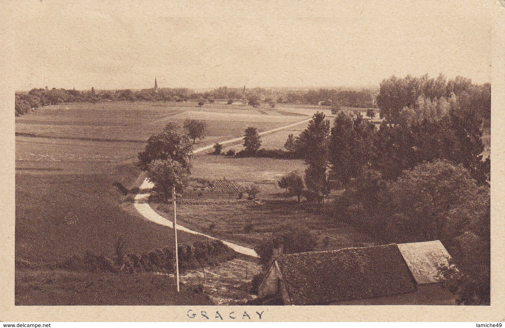 GRACAY Vallée Du Fouzon Timbrée Circulée 1948 - Acquigny