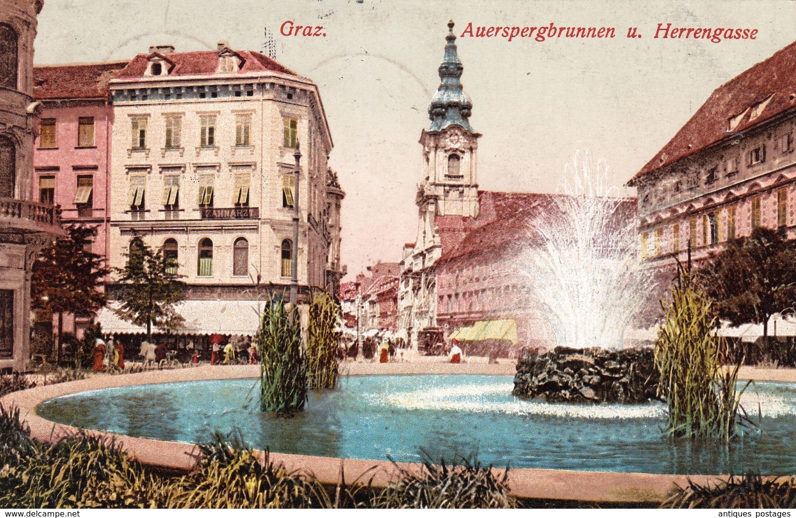 Carte Postale Graz Autriche Österreich 1910 Egypte Egypt Zagazig الزقازيق - Lettres & Documents