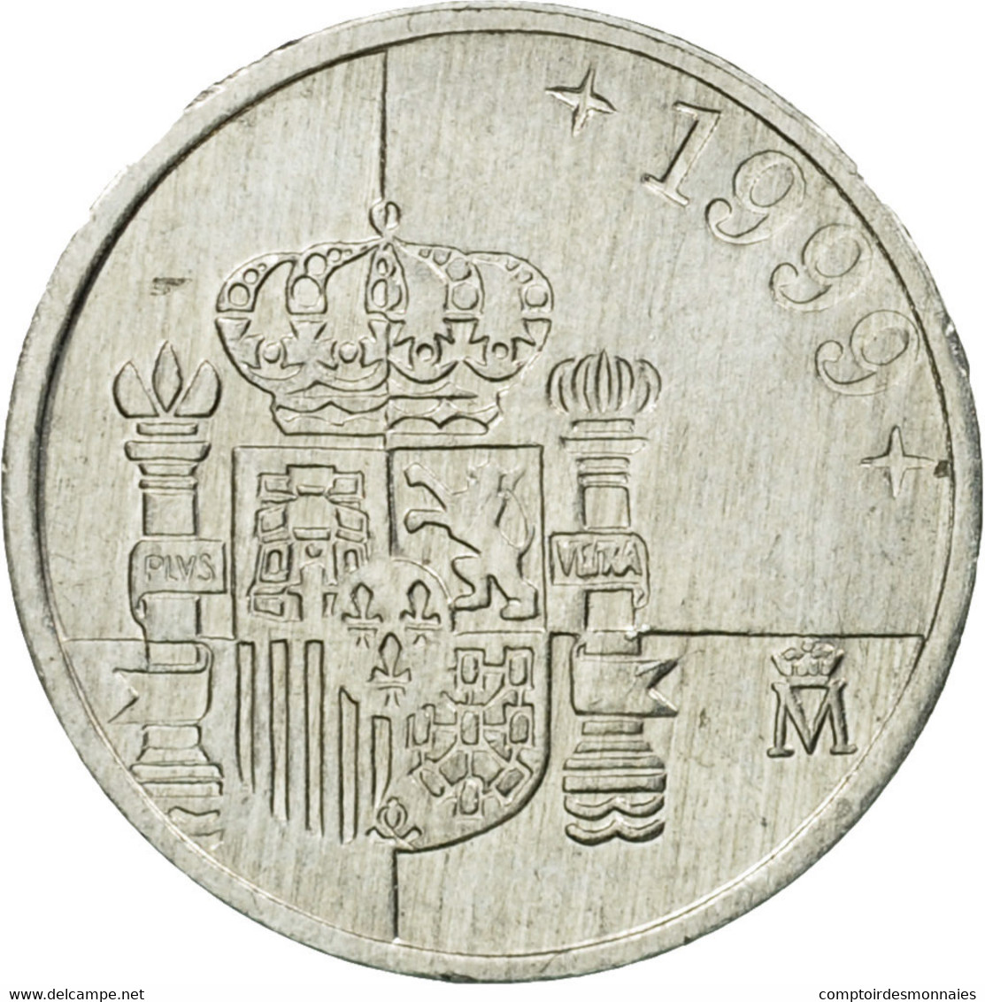 Monnaie, Espagne, Juan Carlos I, Peseta, 1999, TTB, Aluminium, KM:832 - 1 Peseta