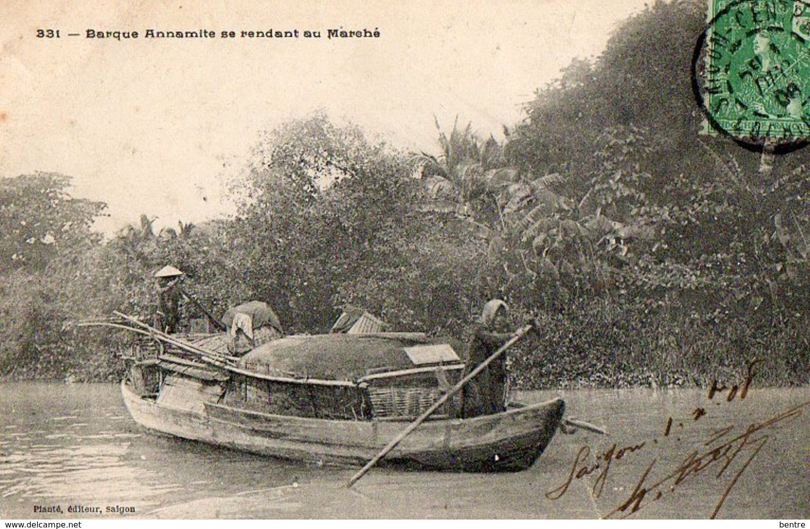 COCHINCHINE - Barque Annamite Se Rendant Au Marché - Viêt-Nam