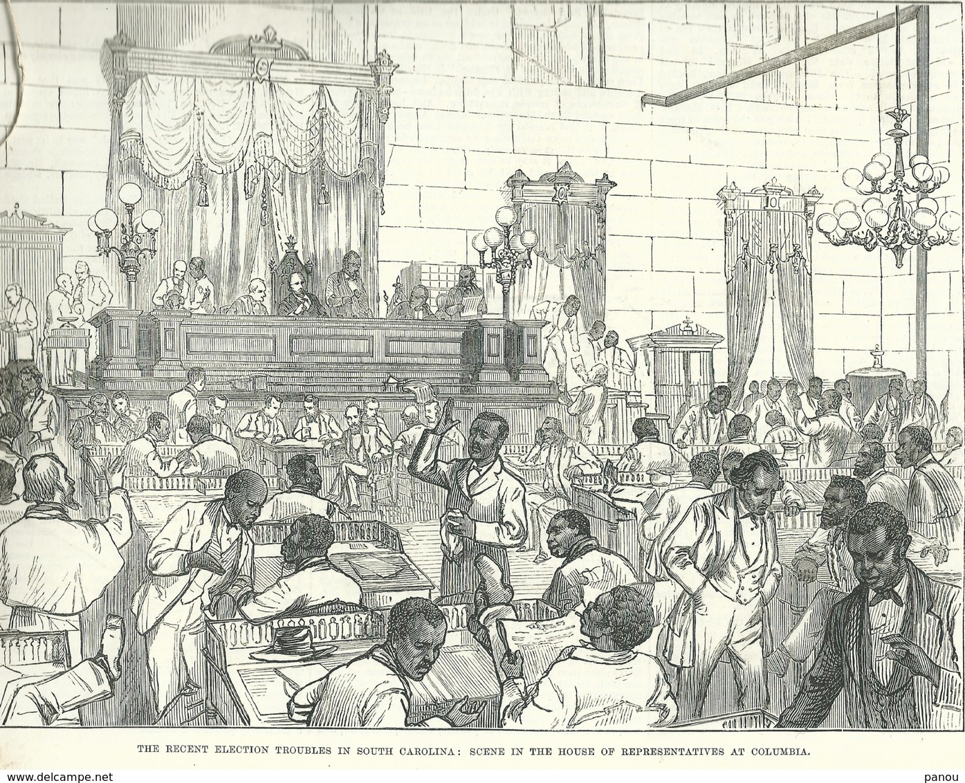 THE ILLUSTRATED LONDON NEWS N.1956 JANUARY 6, 1877. ENGRAVINGS CONSTANTINOPLE TURKEY SOUTH CAROLINA BROOKLYN - Other & Unclassified