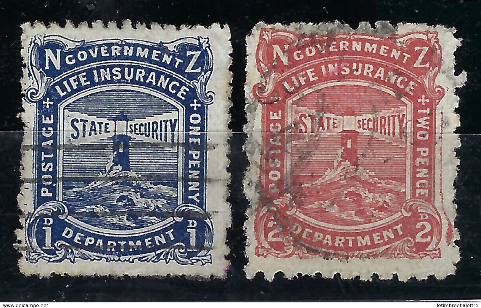 Nouvelle Zélande -  Service - N° 25 Et 26 - Oblitéré - Dienstmarken