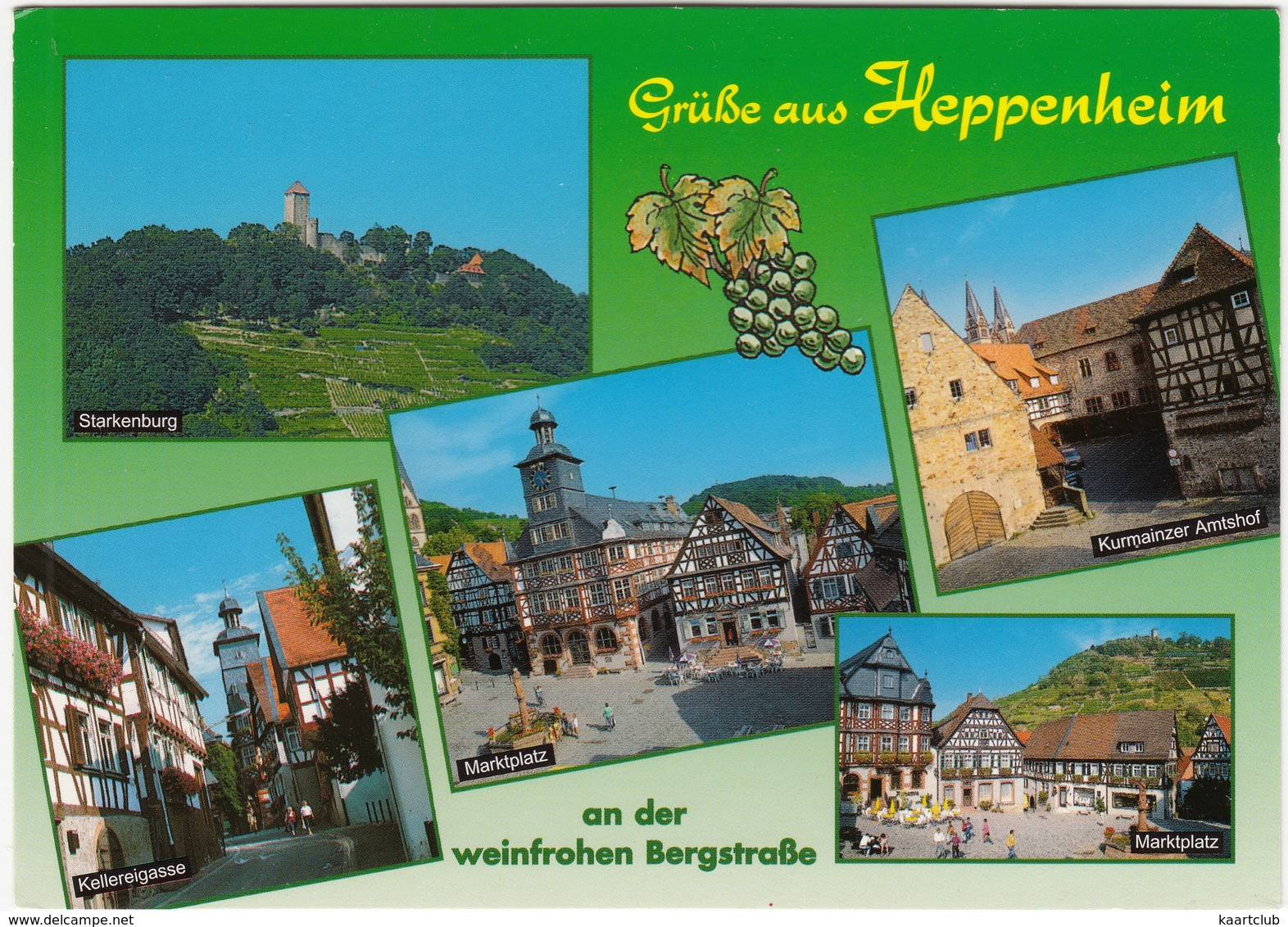 Heppenheim - Starkenburg, Kurmainzer Amtshof, Marktplatz, Kellereigasse - Heppenheim