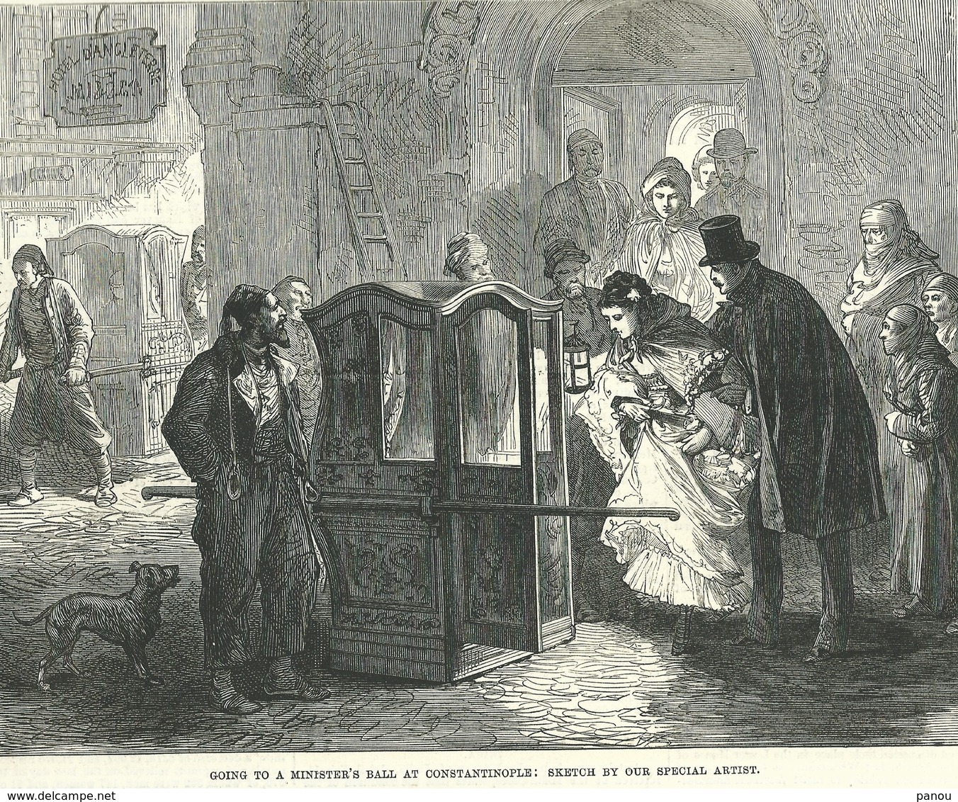 THE ILLUSTRATED LONDON NEWS N.1962 FEBRUARY 17, 1877. ENGRAVINGS CONSTANTINOPLE TURKEY PARLIAMENT BEDUIN ARAB JORDAN - Other & Unclassified