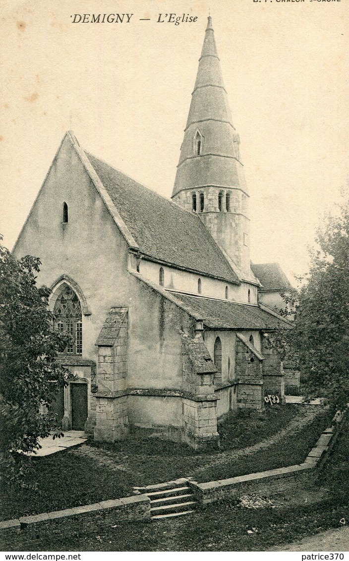 DEMIGNY - LOT De 2 Cartes L'église Et Le Château - Other & Unclassified