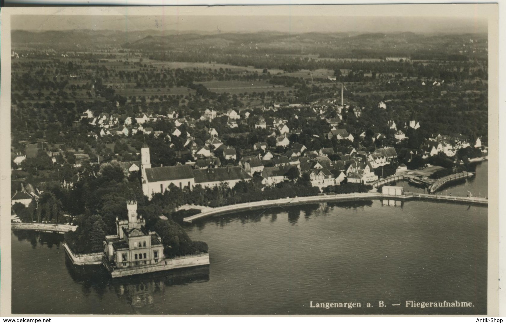 Langenargen V. 1933  Fliegeraufnahme  (1455) - Langenargen