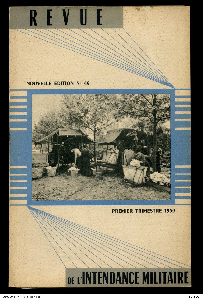 Revue De L' Intendance Militaire Numéro 49 1959 Le Port De Boulogne - Tourisme & Régions