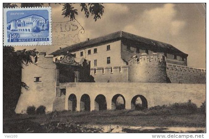 SIKLOSI CASTLE, CM, MAXICARD, CARTES MAXIMUM, 1960, HUNGARY - Tarjetas – Máximo