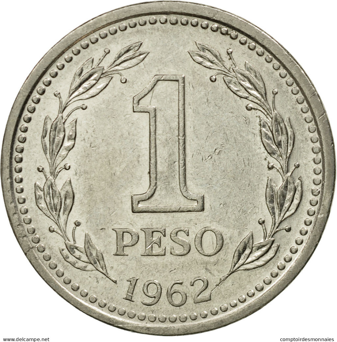 Monnaie, Argentine, Peso, 1962, TB+, Nickel Clad Steel, KM:57 - Argentine