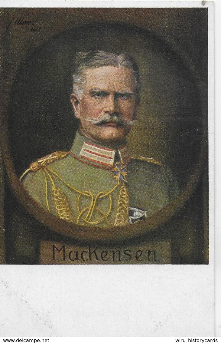 AK 0041 August Vom Mackensen ( Offizier ) - Künstlerkarte Um 1910-20 - Politicians & Soldiers