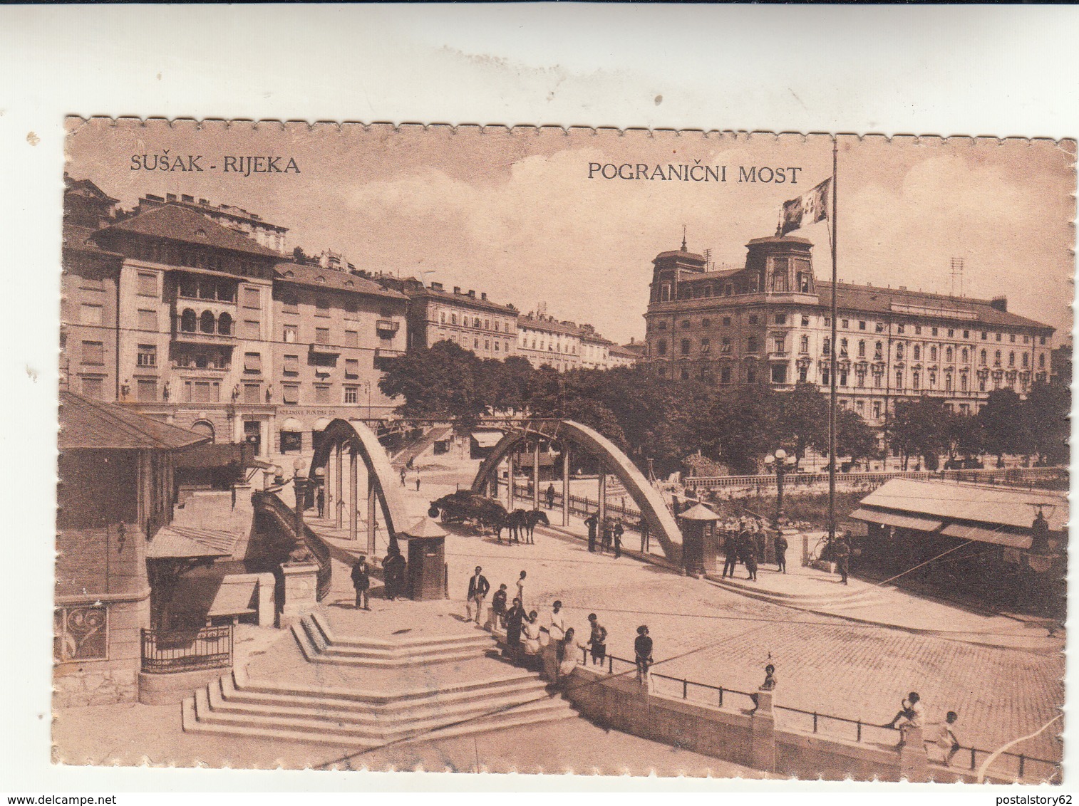 Susak, Sansego. Croazia Su Post Card 1928 - Croazia