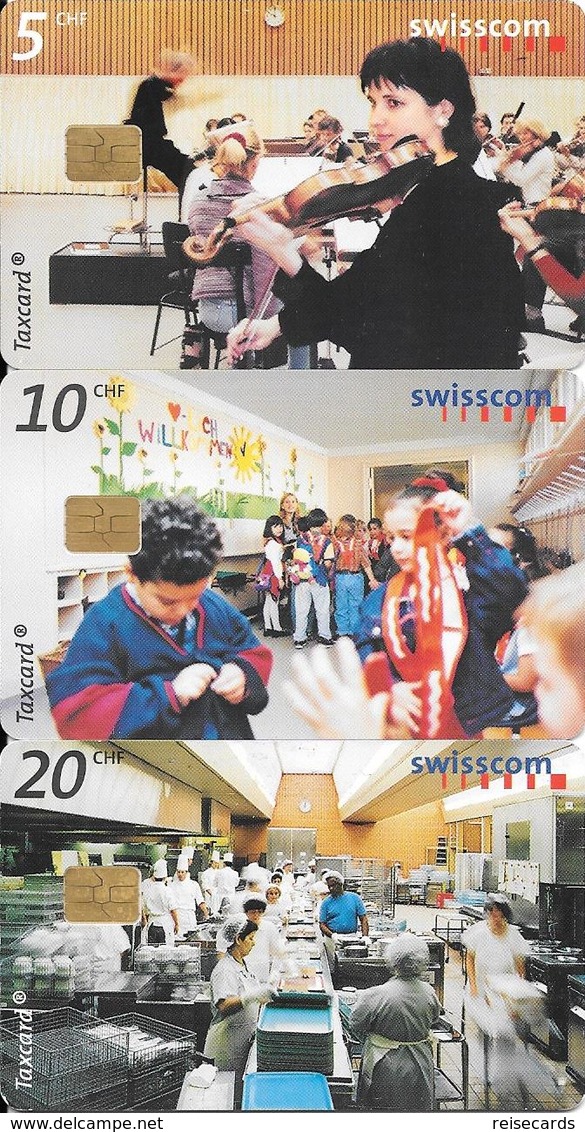 Swisscom: CP76-78 24 Momente Auf 24 Taxcards, 10 -12.00 Uhr - Svizzera
