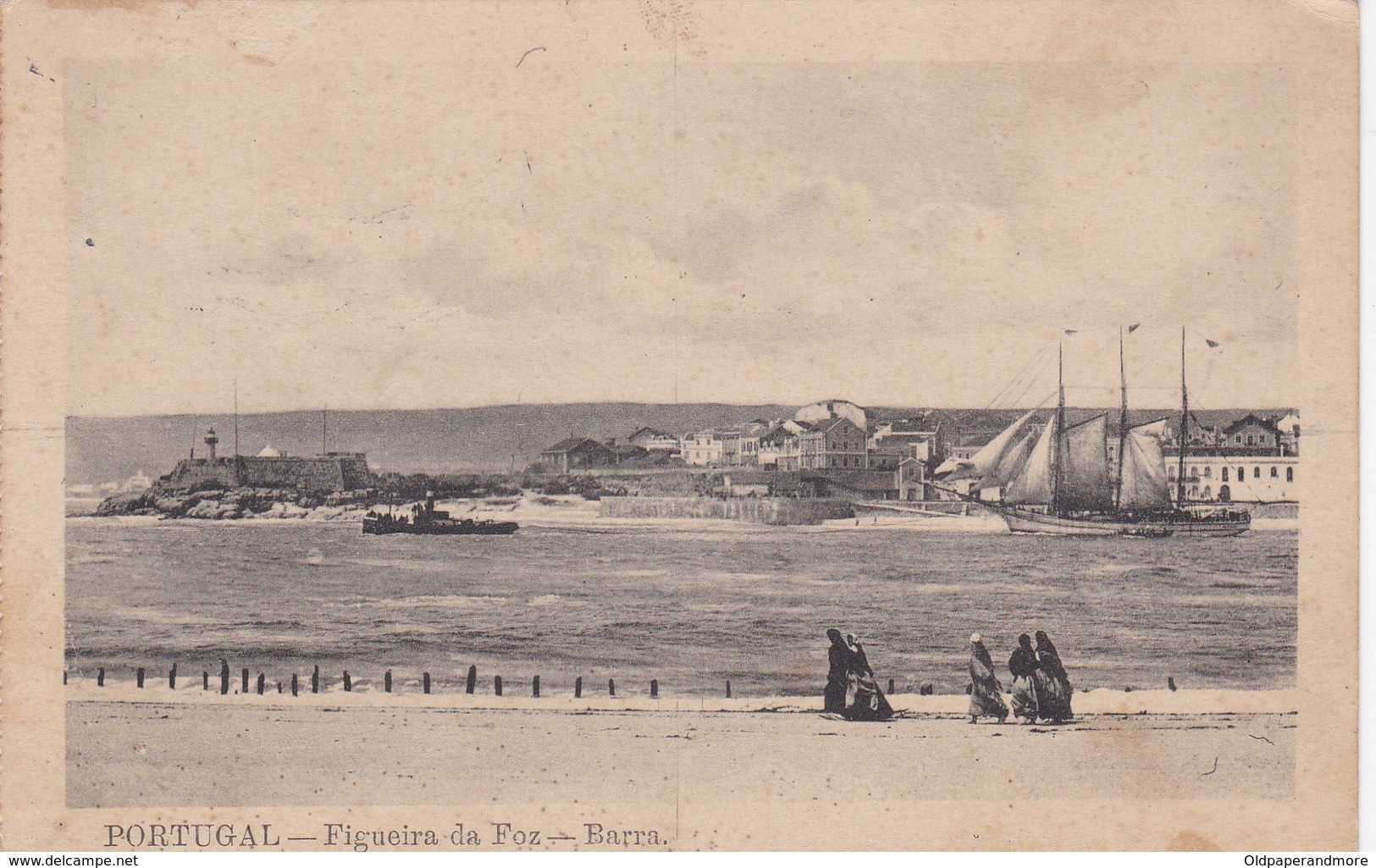 POSTCARD PORTUGAL - FIGUEIRA DA FOZ - BARRA - Coimbra