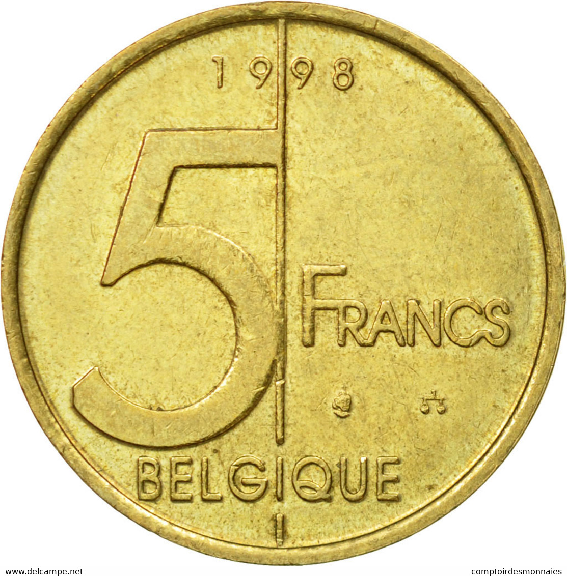 Monnaie, Belgique, Albert II, 5 Francs, 5 Frank, 1998, Bruxelles, TB+ - 5 Frank