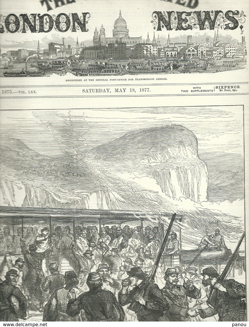 THE ILLUSTRATED LONDON NEWS N.1975 MAY 19, 1877. ENGRAVINGS RUSSIAN TURKISH WAR TURKEY BULGARIA ROMANIA WALLACHIA - Other & Unclassified