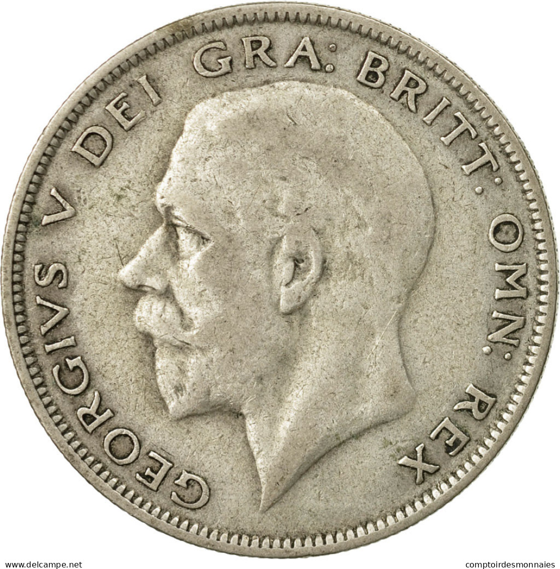 Monnaie, Grande-Bretagne, George V, 1/2 Crown, 1928, TB+, Argent, KM:835 - K. 1/2 Crown