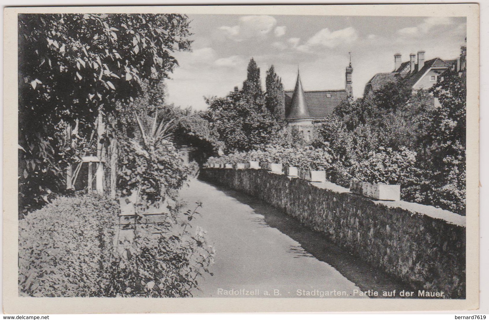 Allemagne  Radolfzell A Bodensee Stadtgarten ,partie Auf Der Mauer - Radolfzell