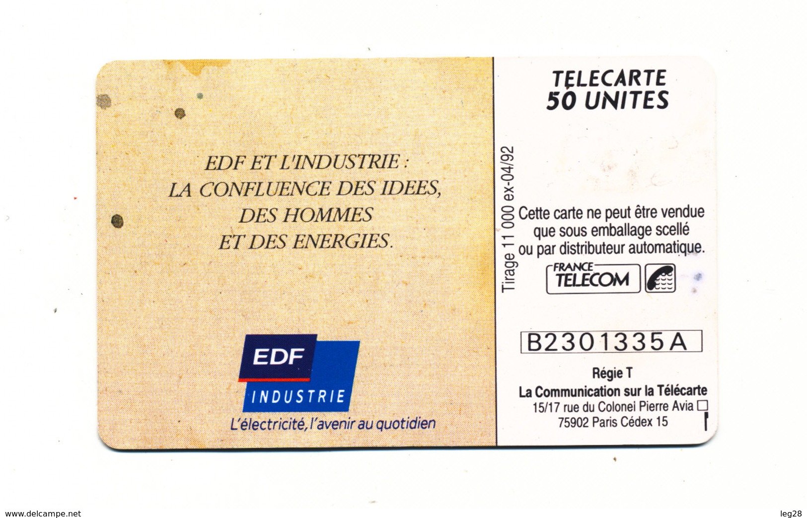 EDF  INDUSTRIES - Autres & Non Classés