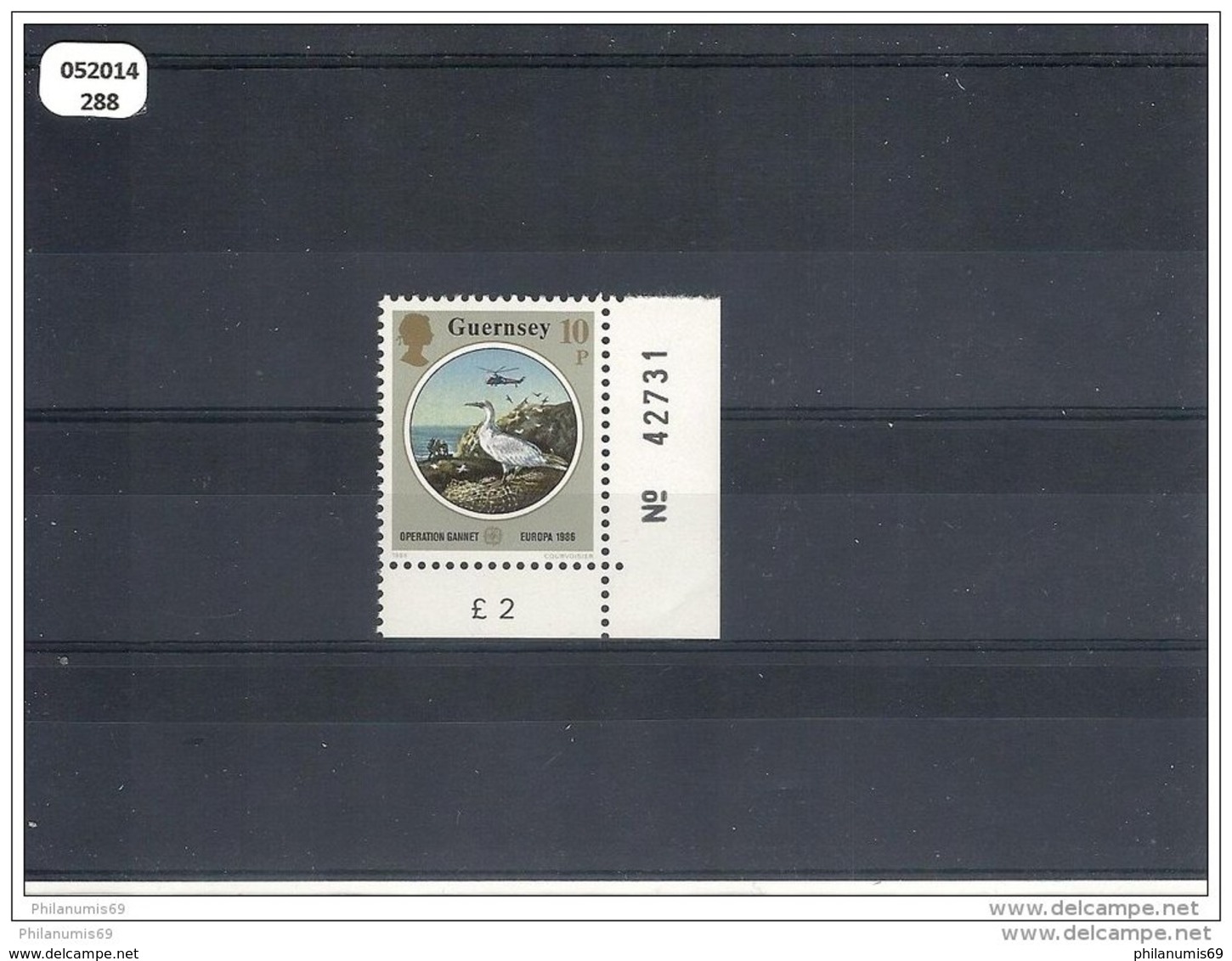 GUERNESEY 1986 - YT N° 359 NEUF SANS CHARNIERE ** (MNH) GOMME D'ORIGINE LUXE - Guernesey