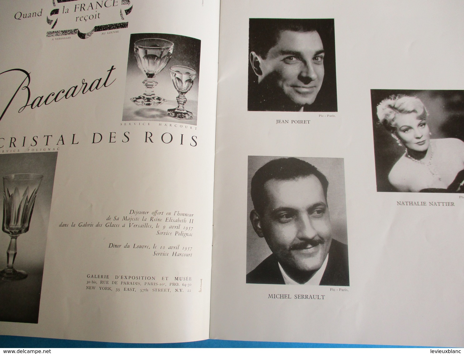 Théâtre Des Fleurs/Grand Casino De VICHY/Saison Artistique/R Lamoureux,B Brunoy,M Sologne,J Poiret, Etc/ 1957    PROG178 - Programma's