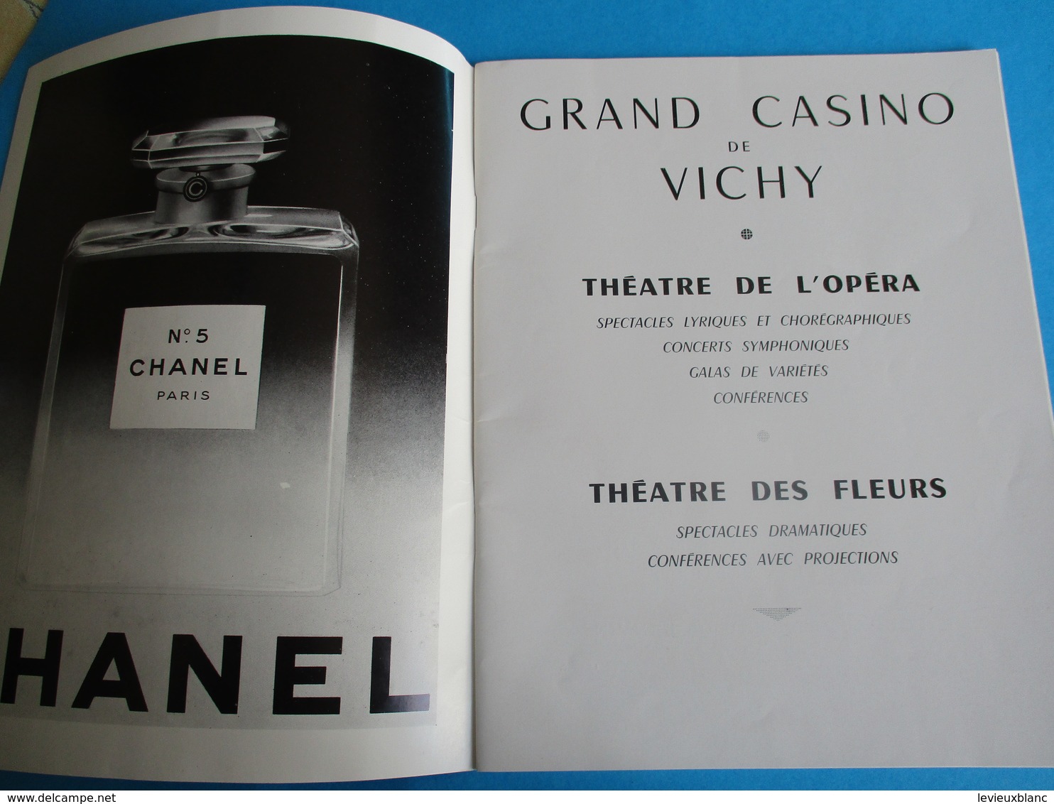 Théâtre Des Fleurs/Grand Casino De VICHY/Saison Artistique/L Daydé, J Rhodes, R Massard,M Lafon, Etc/ 1959    PROG179 - Programma's