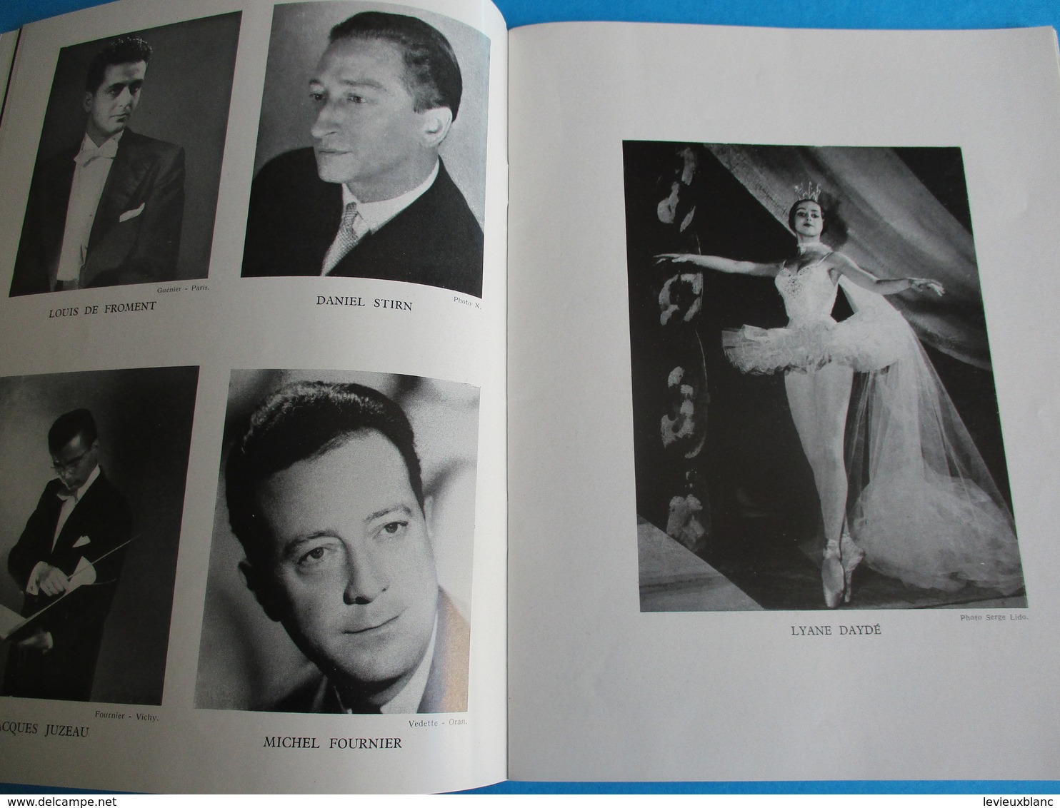 Théâtre Des Fleurs/Grand Casino De VICHY/Saison Artistique/L Daydé, J Rhodes, R Massard,M Lafon, Etc/ 1959    PROG179 - Programma's