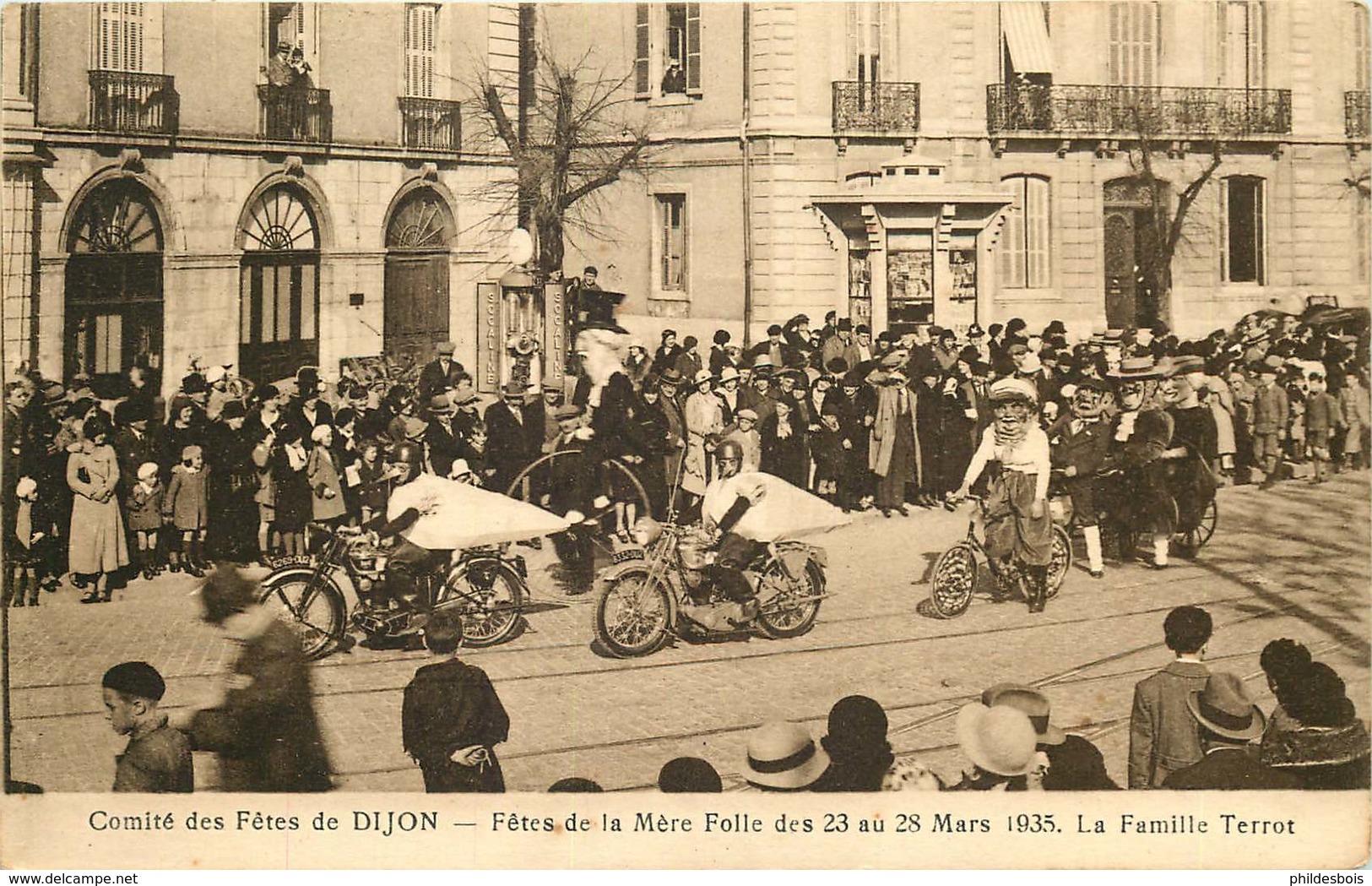 COTE D'OR  DIJON  Comité Des Fètes  FETE DE LA MERE FOLLE  LA FAMILLE TERROT - Dijon