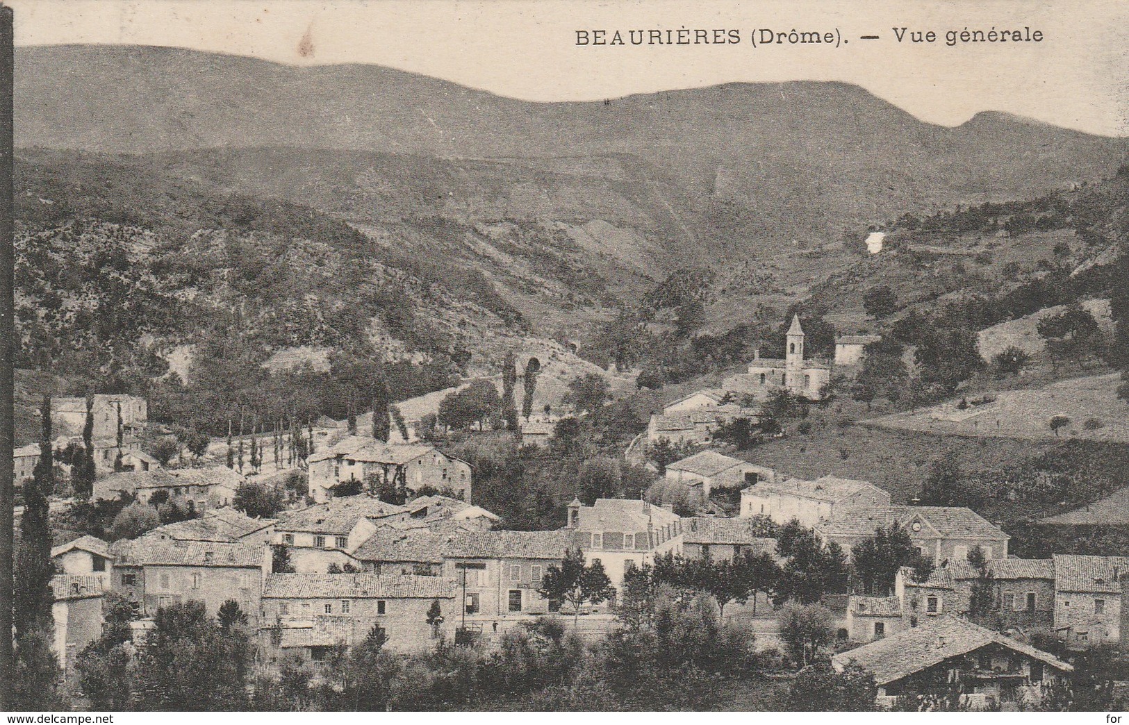 Drome : BEAURIERES : ( Vue Générale ) - Sonstige & Ohne Zuordnung