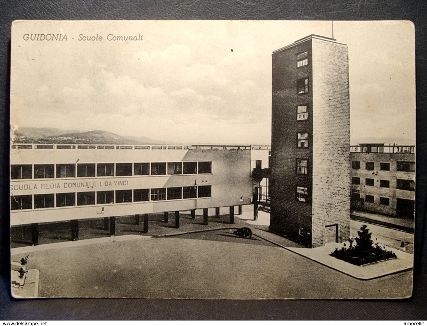 (FG.K55) GUIDONIA MONTECELIO - SCUOLA / SCUOLE COMUNALI (francobollo Rimosso) - ROMA - Guidonia Montecelio