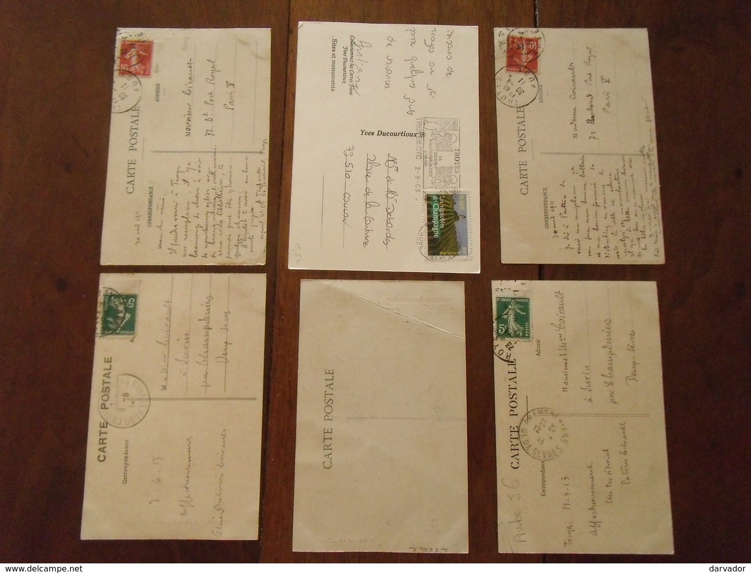 Carte Postale / Aube   10 / Lot De 6 Cartes - Autres & Non Classés