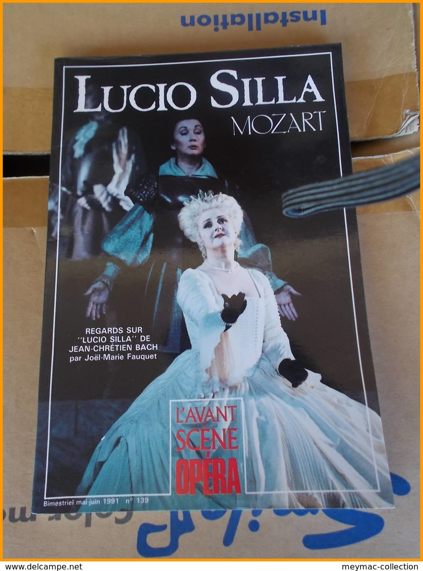 LIVRE AVANT SCENE OPERA LUCCIO SILLA DE MOZART 1991 N° 139 Musique - Musique