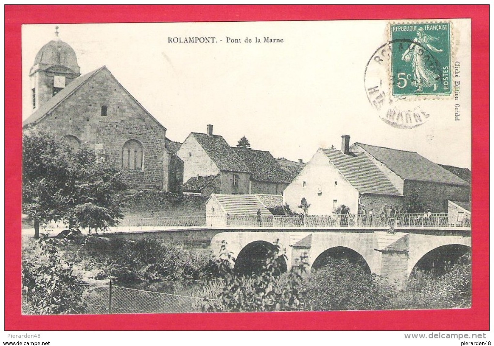 52- Rolampont-pont Sur La Marne-cpa   écrite - Other & Unclassified