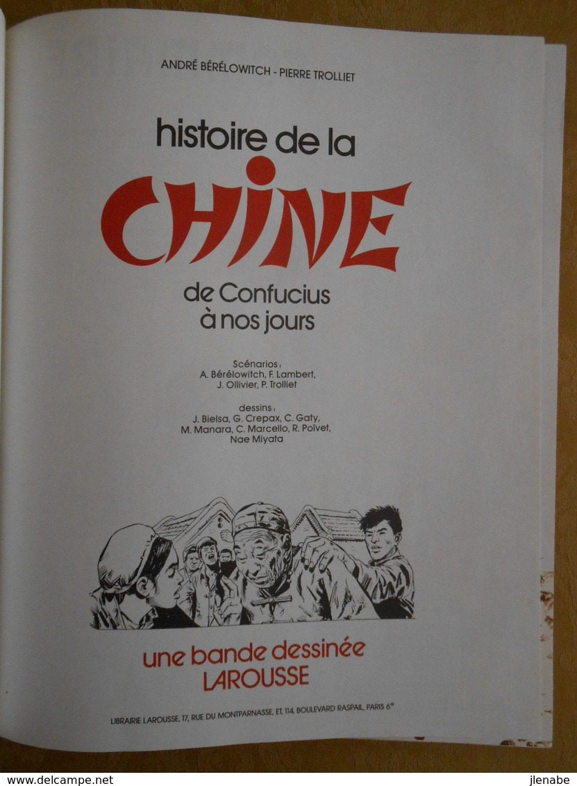 La Chine De Confucius à Nos Jours - Manara