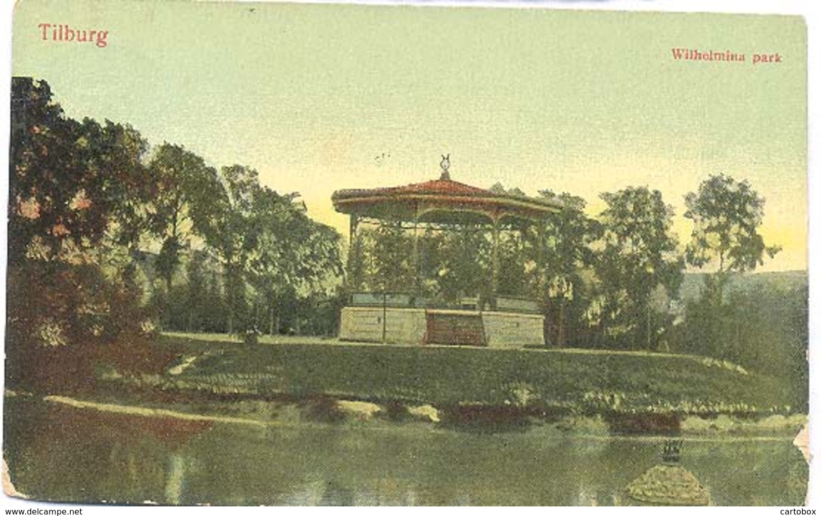 Tilburg, Wilhelminapark  (prieel / Muziektent ?)) - Tilburg