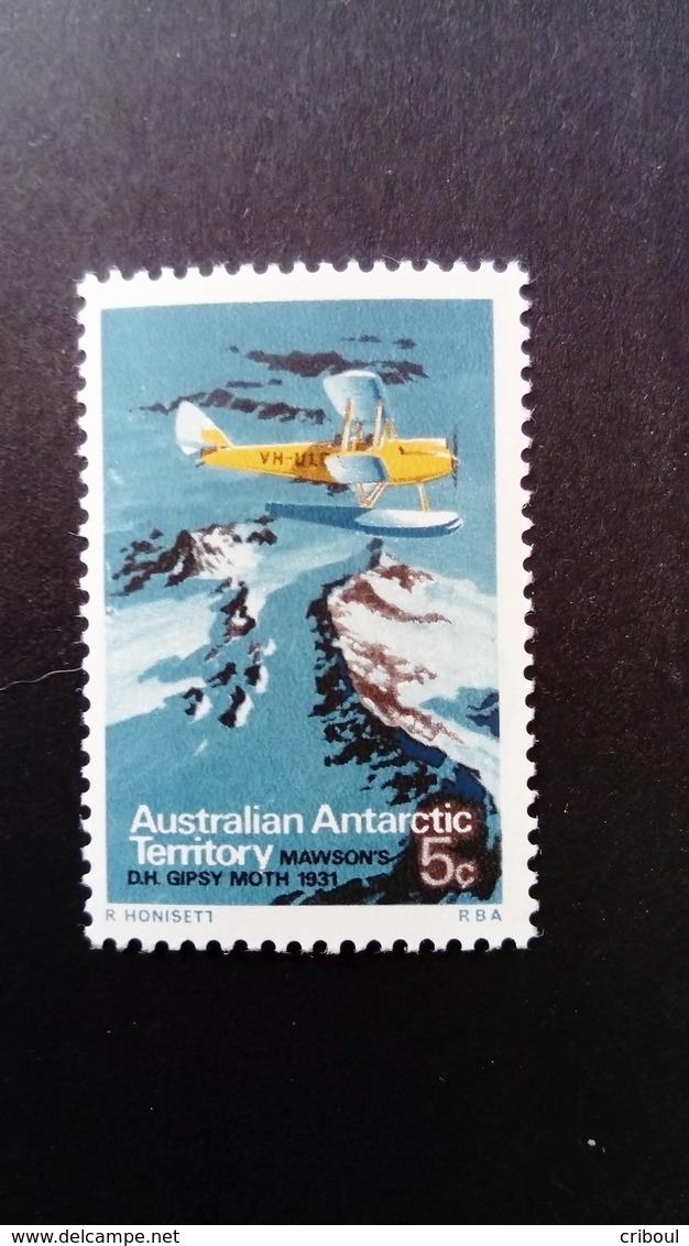 Territoire Antartique Australien Australien Antartic Territory 1973 Avion Airplane Yvert 24 ** MNH - Neufs