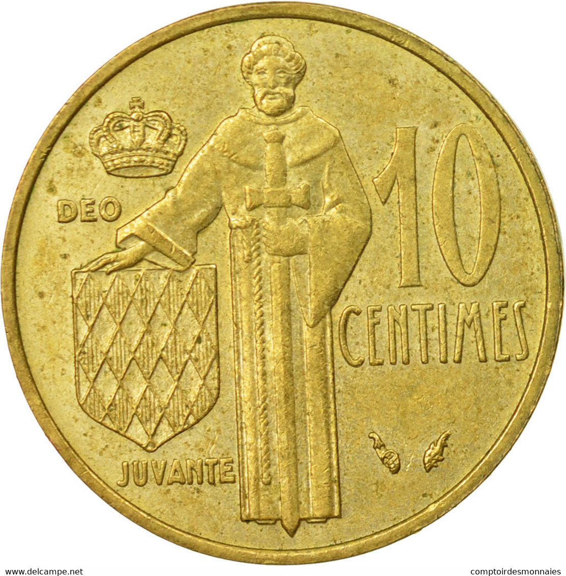 Monnaie, Monaco, Rainier III, 10 Centimes, 1979, TTB, Aluminum-Bronze - 1960-2001 Nouveaux Francs