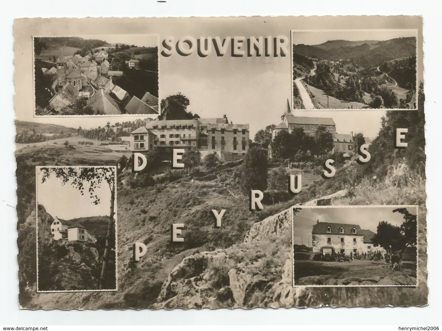 15 Cantal Peyrusse Vue Générale Maison Repos Montajo Colonie De Vacance De Valence Souvenir - Other & Unclassified