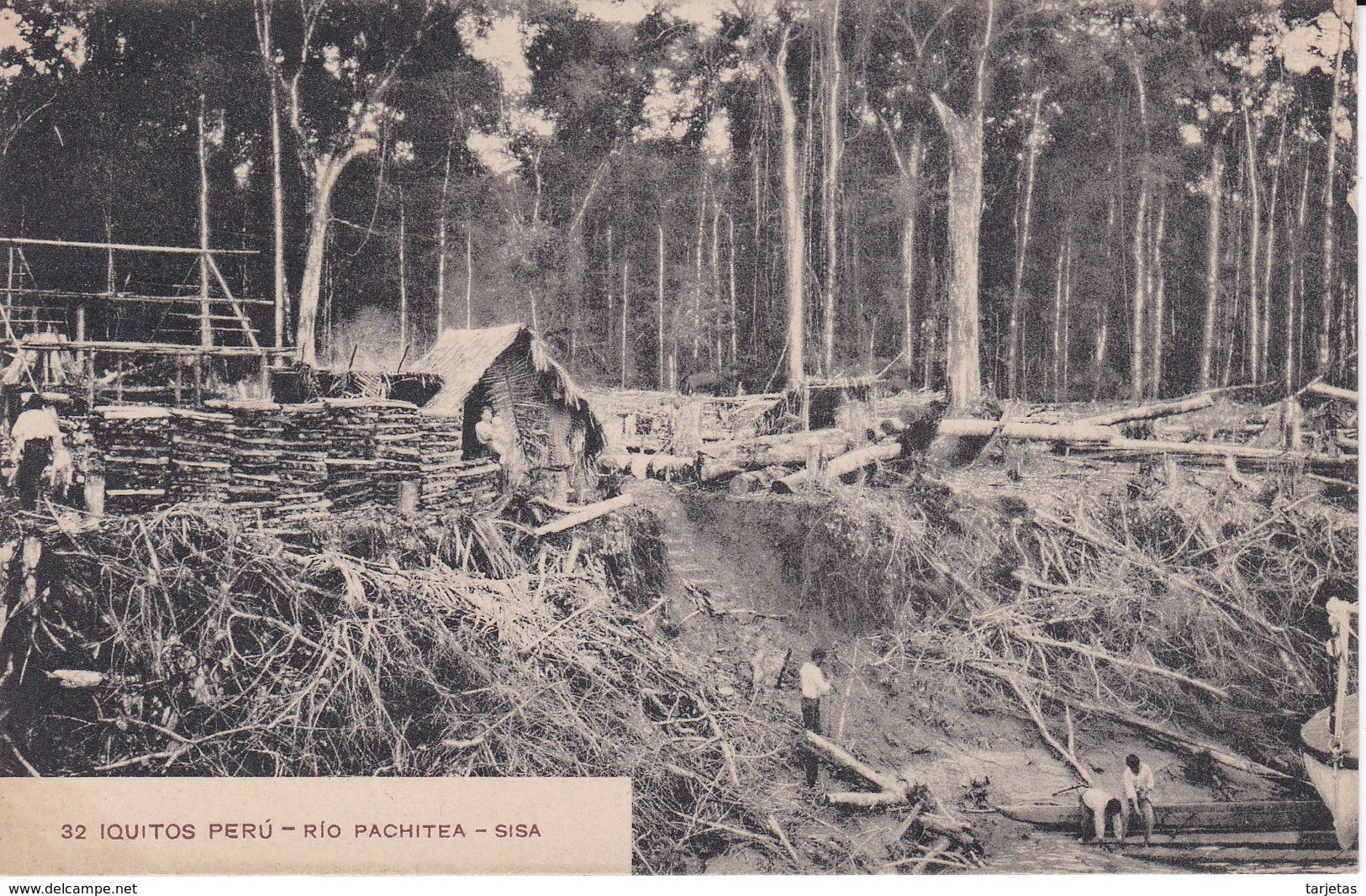 POSTAL DE IQUITOS DEL RIO PACHITEA - SISA  (LIRA Y GIL) (PERU) - Perú