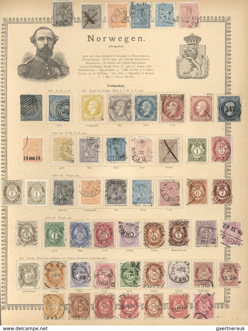 Nachlässe: DIE LAUENBURG-SAMMLUNG - Alle Welt 1840/1890 (ca.), äußerst Beeindruckende Und Hochwertig - Vrac (min 1000 Timbres)