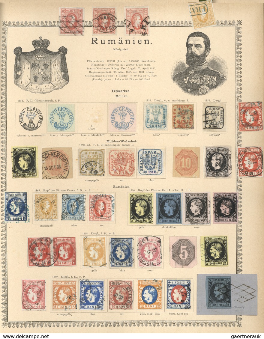 Nachlässe: DIE LAUENBURG-SAMMLUNG - Alle Welt 1840/1890 (ca.), äußerst Beeindruckende Und Hochwertig - Lots & Kiloware (min. 1000 Stück)