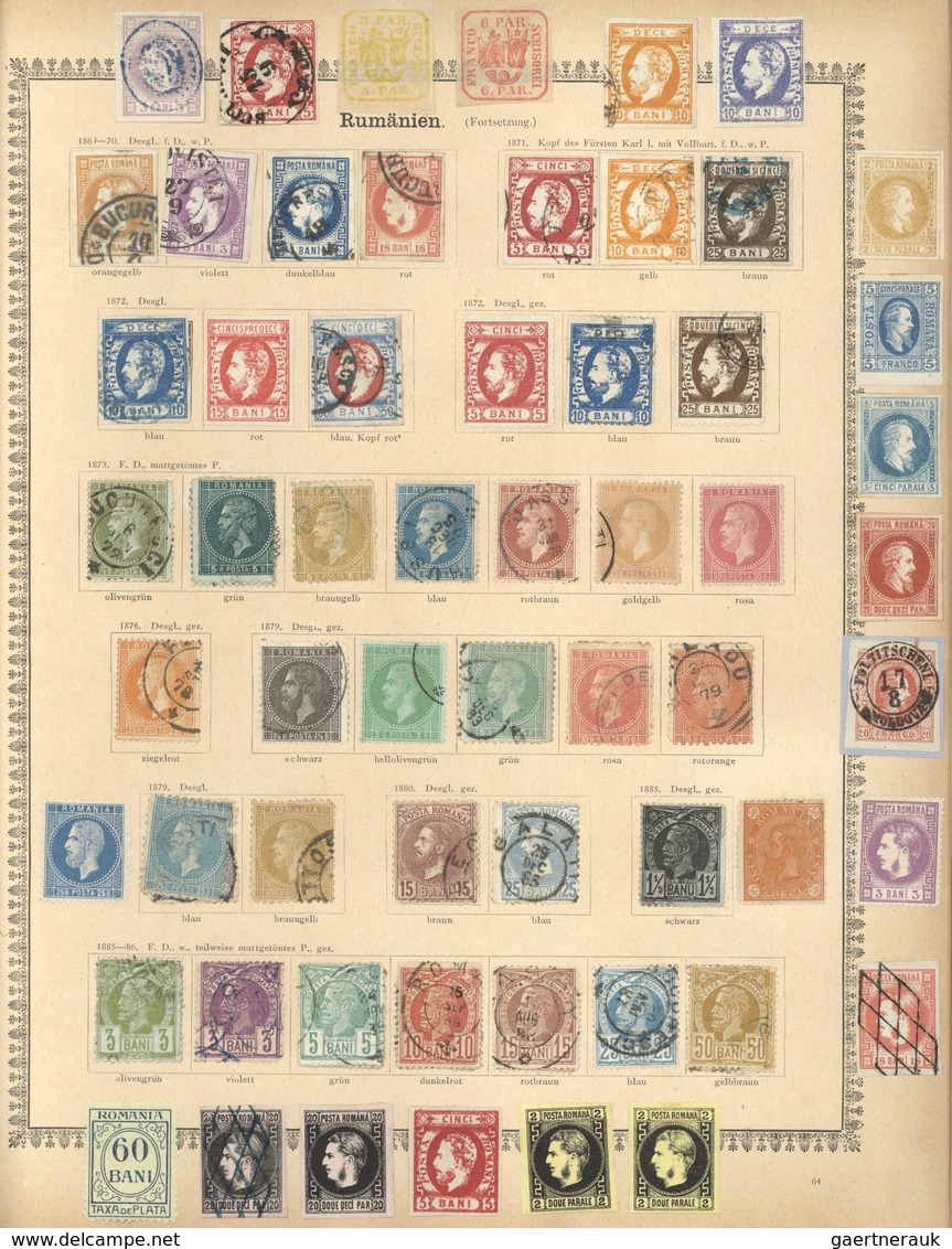 Nachlässe: DIE LAUENBURG-SAMMLUNG - Alle Welt 1840/1890 (ca.), äußerst beeindruckende und hochwertig