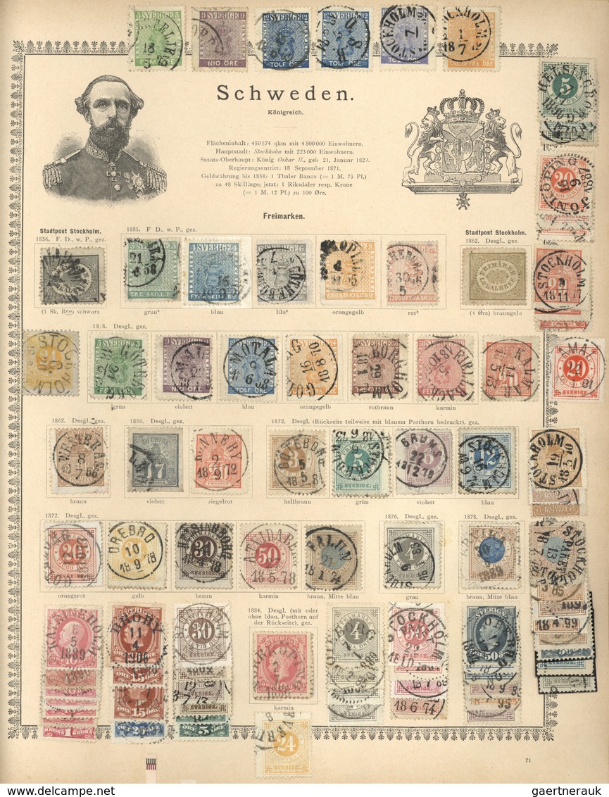 Nachlässe: DIE LAUENBURG-SAMMLUNG - Alle Welt 1840/1890 (ca.), äußerst beeindruckende und hochwertig