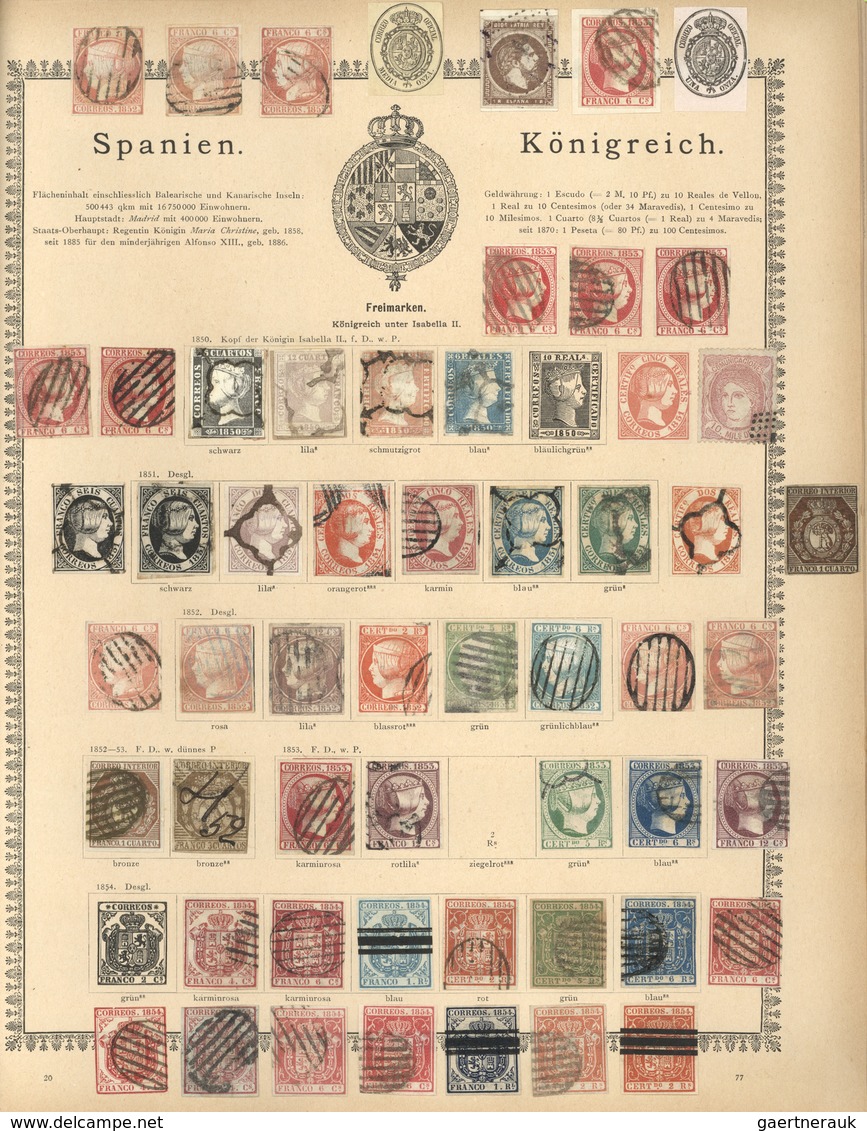 Nachlässe: DIE LAUENBURG-SAMMLUNG - Alle Welt 1840/1890 (ca.), äußerst beeindruckende und hochwertig