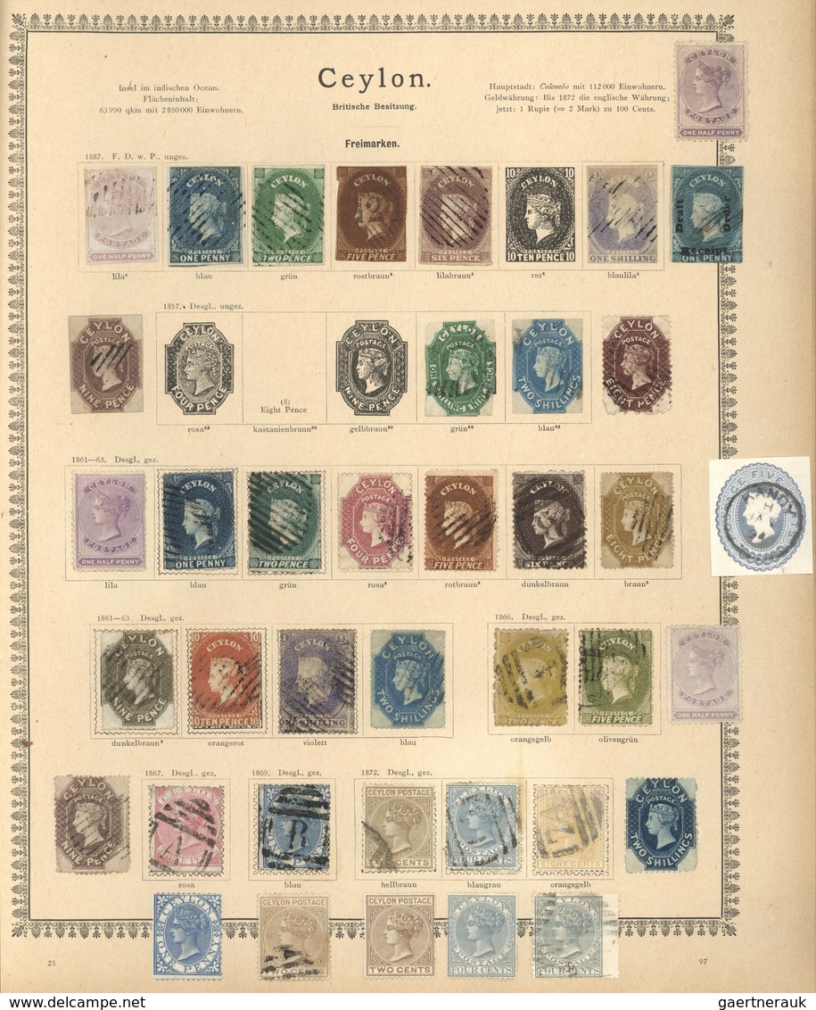 Nachlässe: DIE LAUENBURG-SAMMLUNG - Alle Welt 1840/1890 (ca.), äußerst beeindruckende und hochwertig