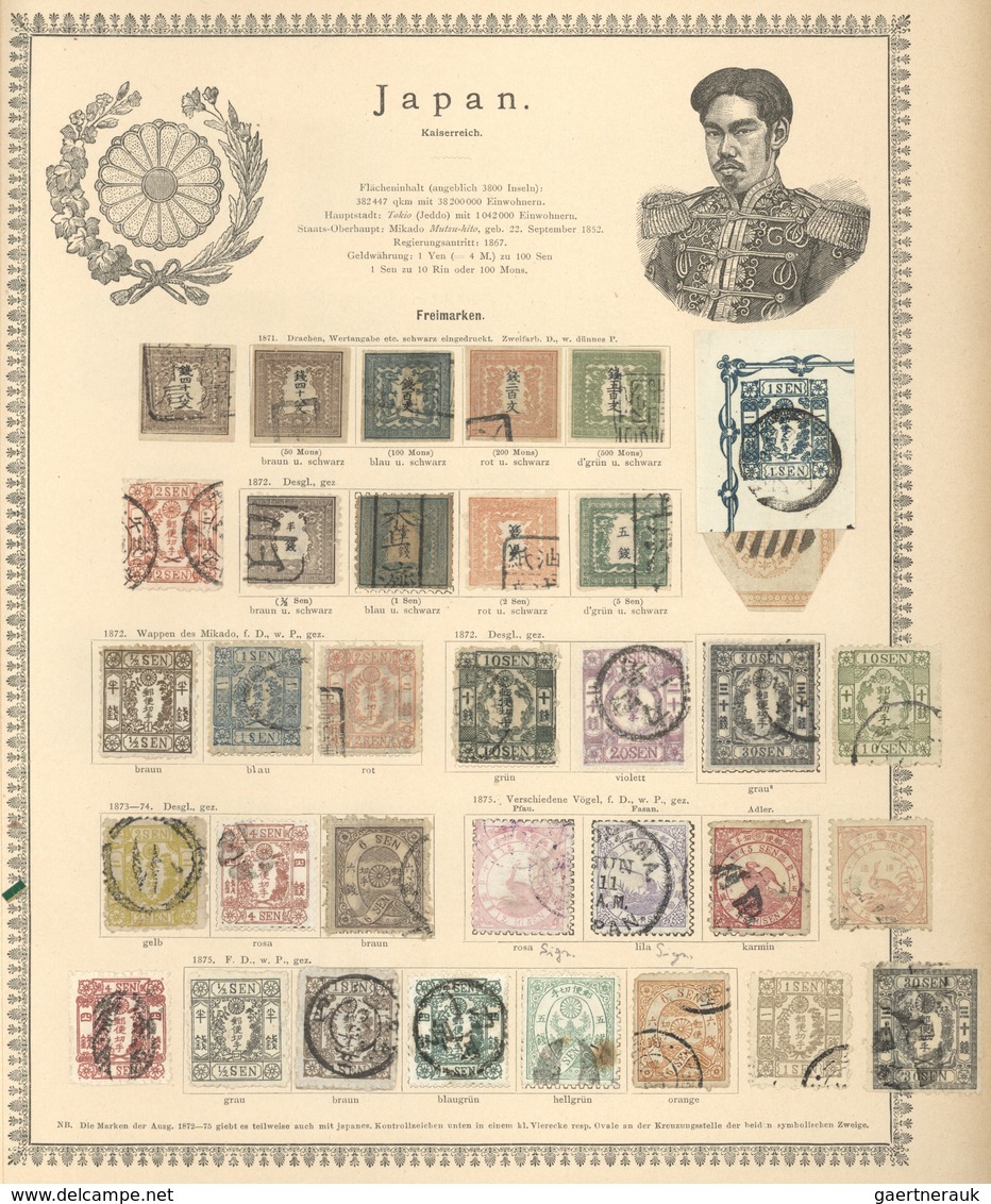 Nachlässe: DIE LAUENBURG-SAMMLUNG - Alle Welt 1840/1890 (ca.), äußerst beeindruckende und hochwertig