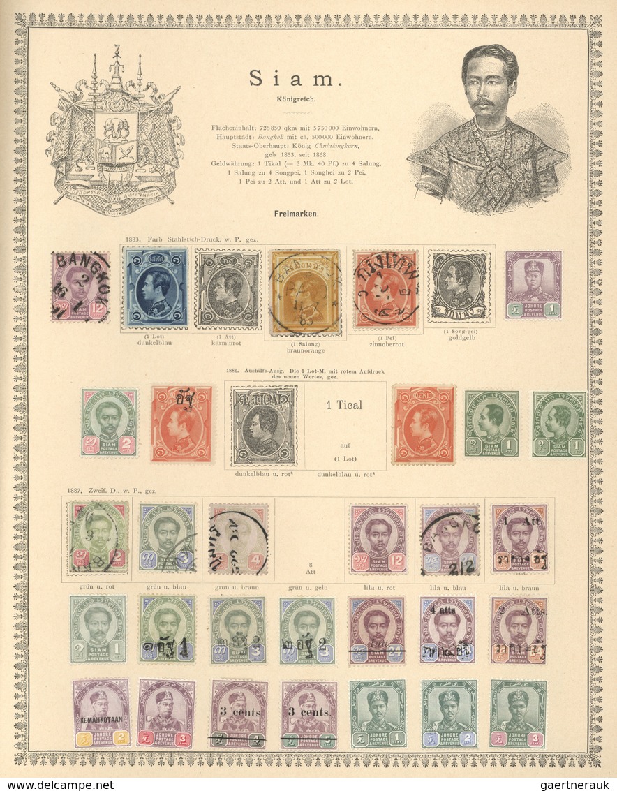 Nachlässe: DIE LAUENBURG-SAMMLUNG - Alle Welt 1840/1890 (ca.), äußerst beeindruckende und hochwertig