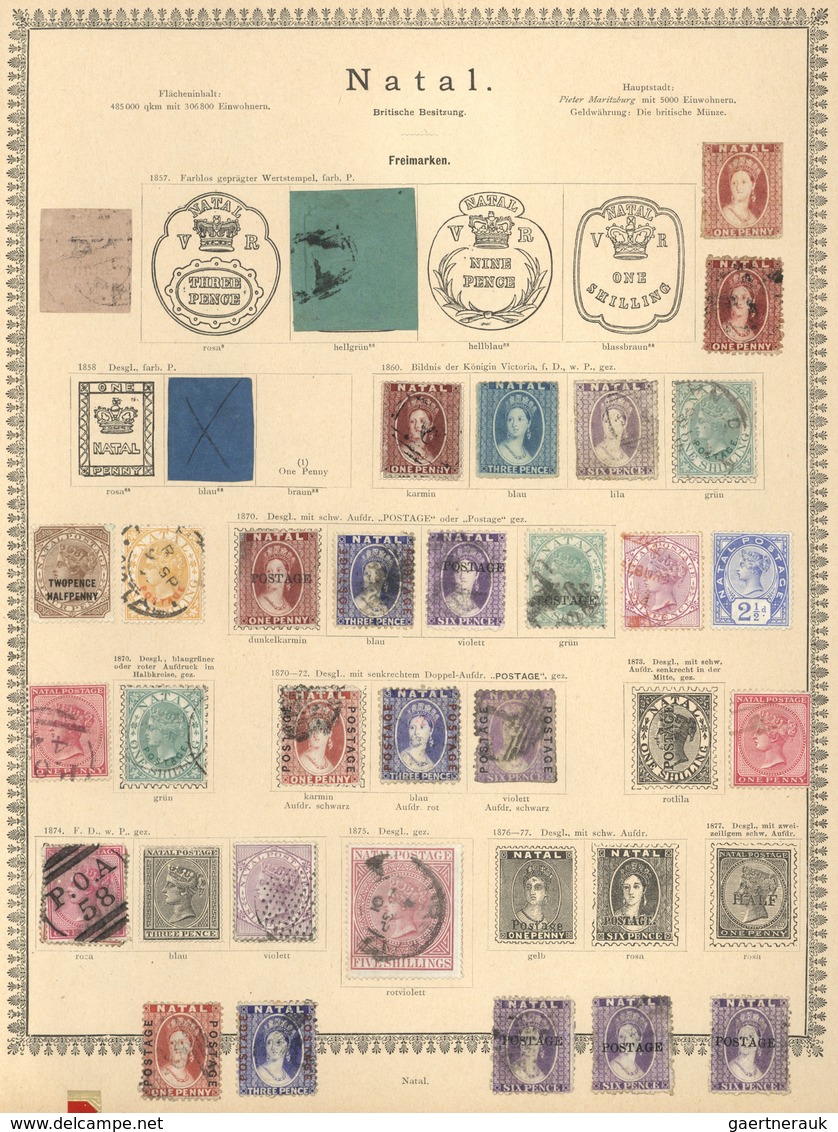 Nachlässe: DIE LAUENBURG-SAMMLUNG - Alle Welt 1840/1890 (ca.), äußerst beeindruckende und hochwertig